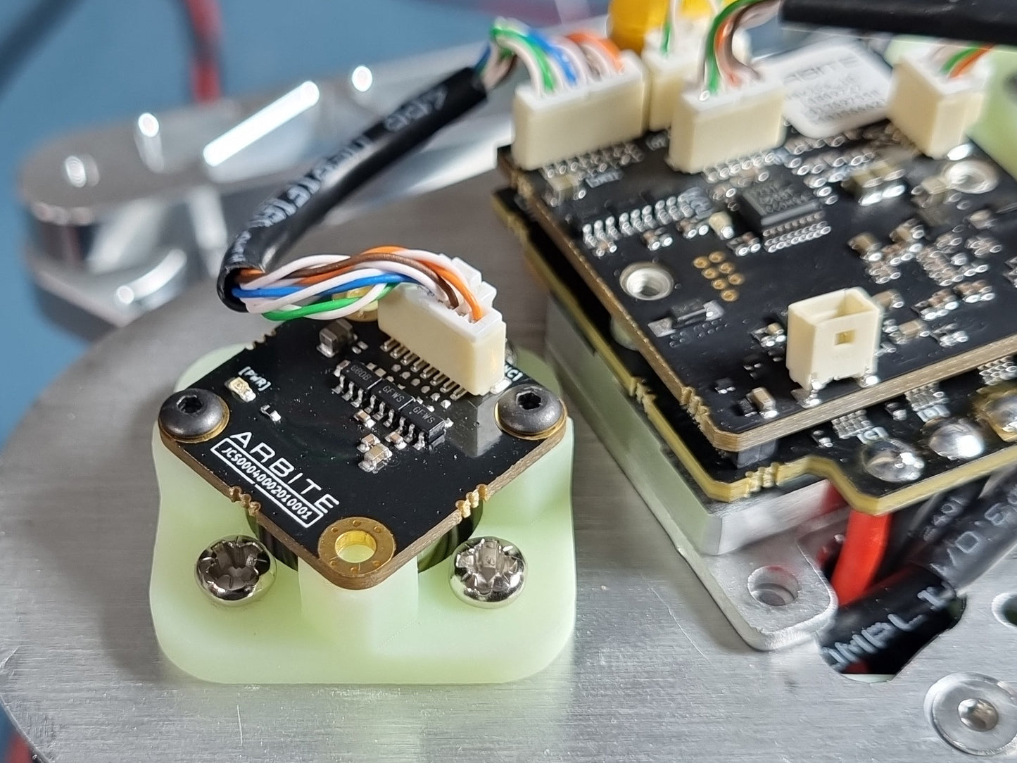 Encoder installed onto robot